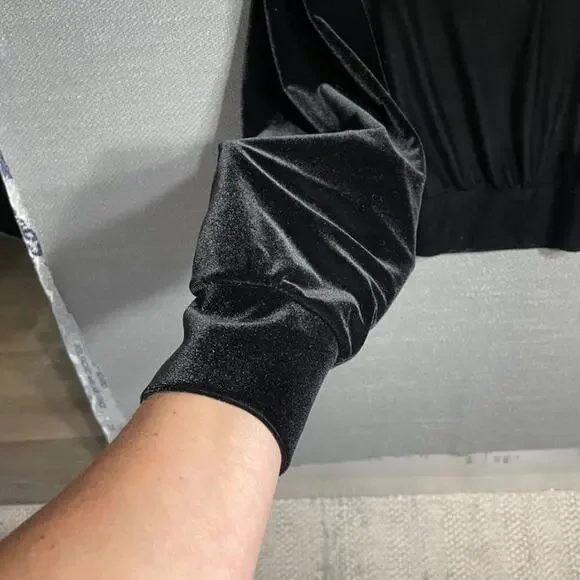 rag & bone cropped velour hoodie - Picture 5 of 6